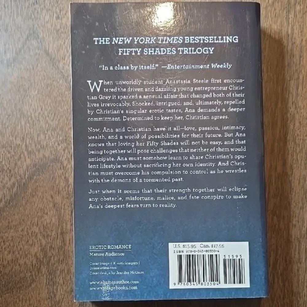 Fifty Shades Freed Book (50 Shades Trilogy) by E.L. James - Paperback - Picture 2 of 6